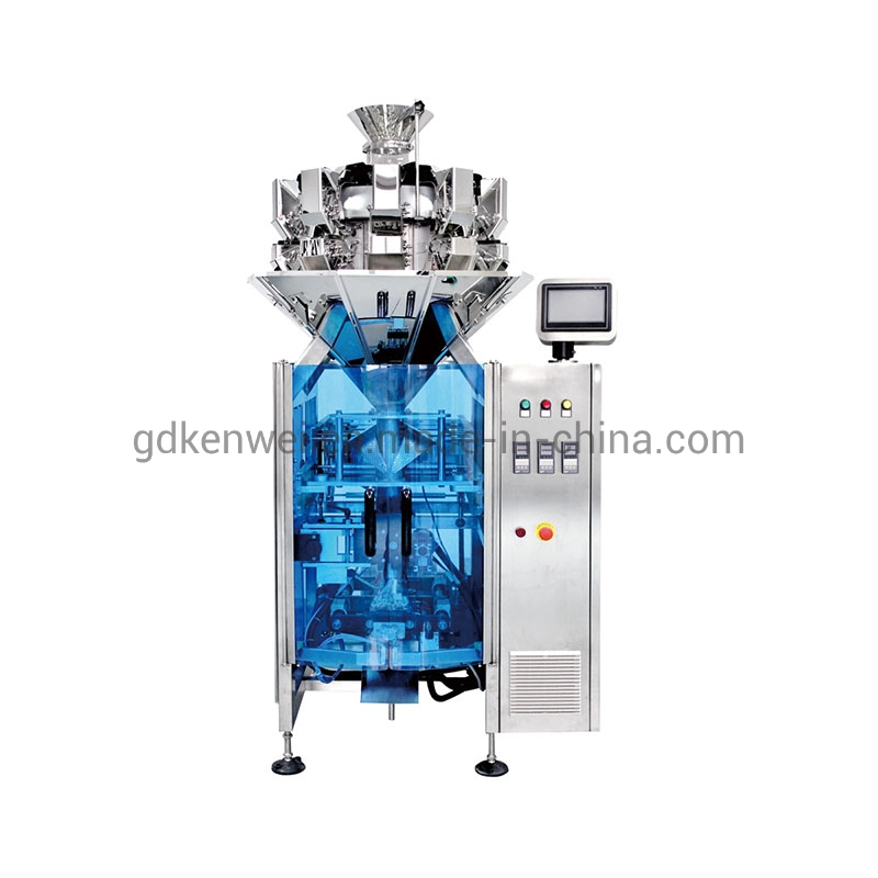 Tea Bag Sealing Pouch Automatic Multi-Function Food Vertical Packing Machine with Multi-Head Weigher for Weighing Granule Packaging Filling Machine