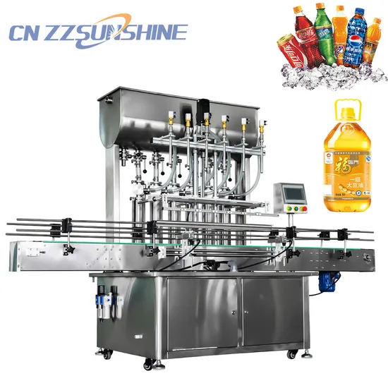 Automatic High Speed 8 Nozzles Jam Ketchup Yogurt Cosmetic Cream Paste Glass Bottle Filling Packaging Machine Bottling Machine Water Filling Machine Factory